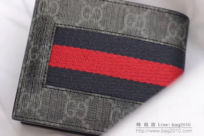 GUCCI古馳 錢包 實物拍攝 原廠材料 男士短錢夾 408827   ydgq3249